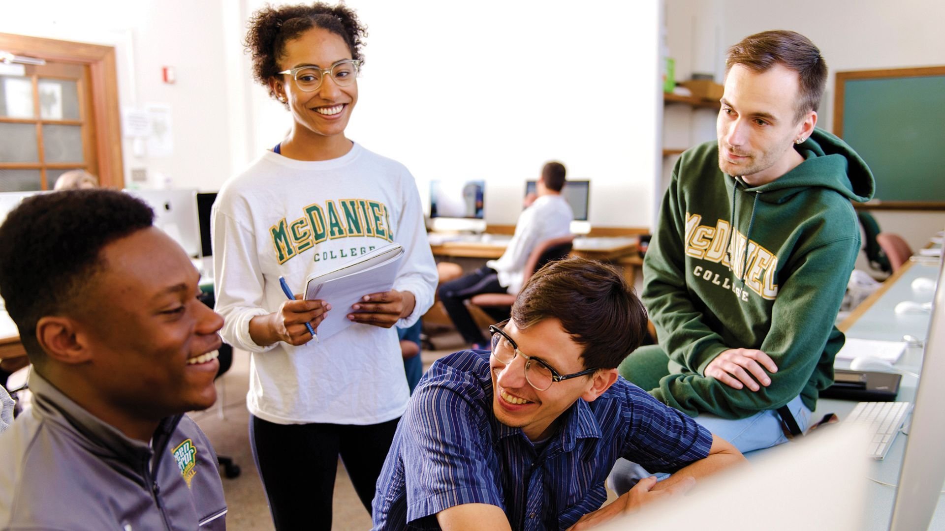 mcdaniel college classroom students