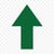 dark green arrow scroll up