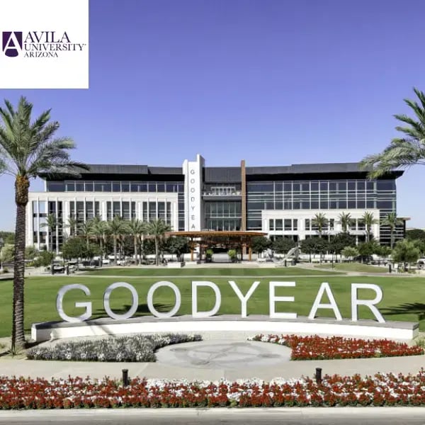 Avila University Arizona campus with logo