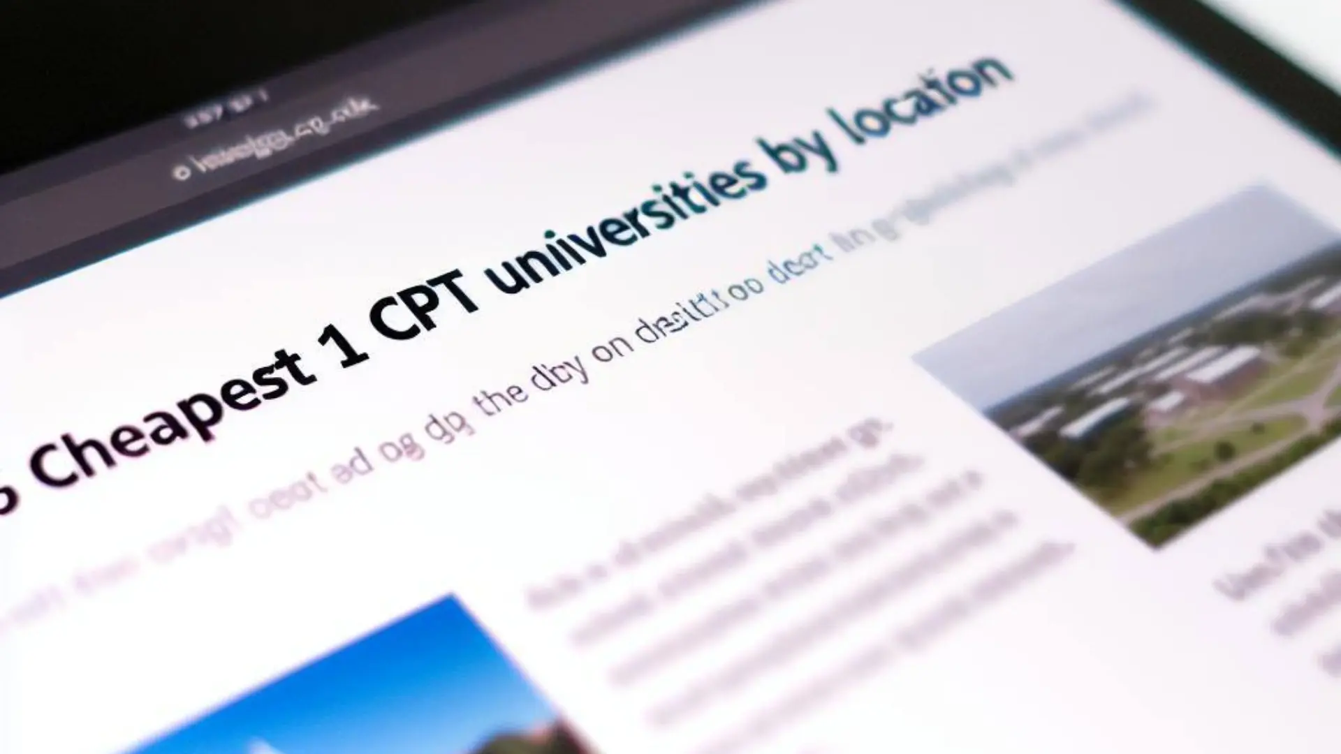 Cheapest Day 1 CPT Universities by Location