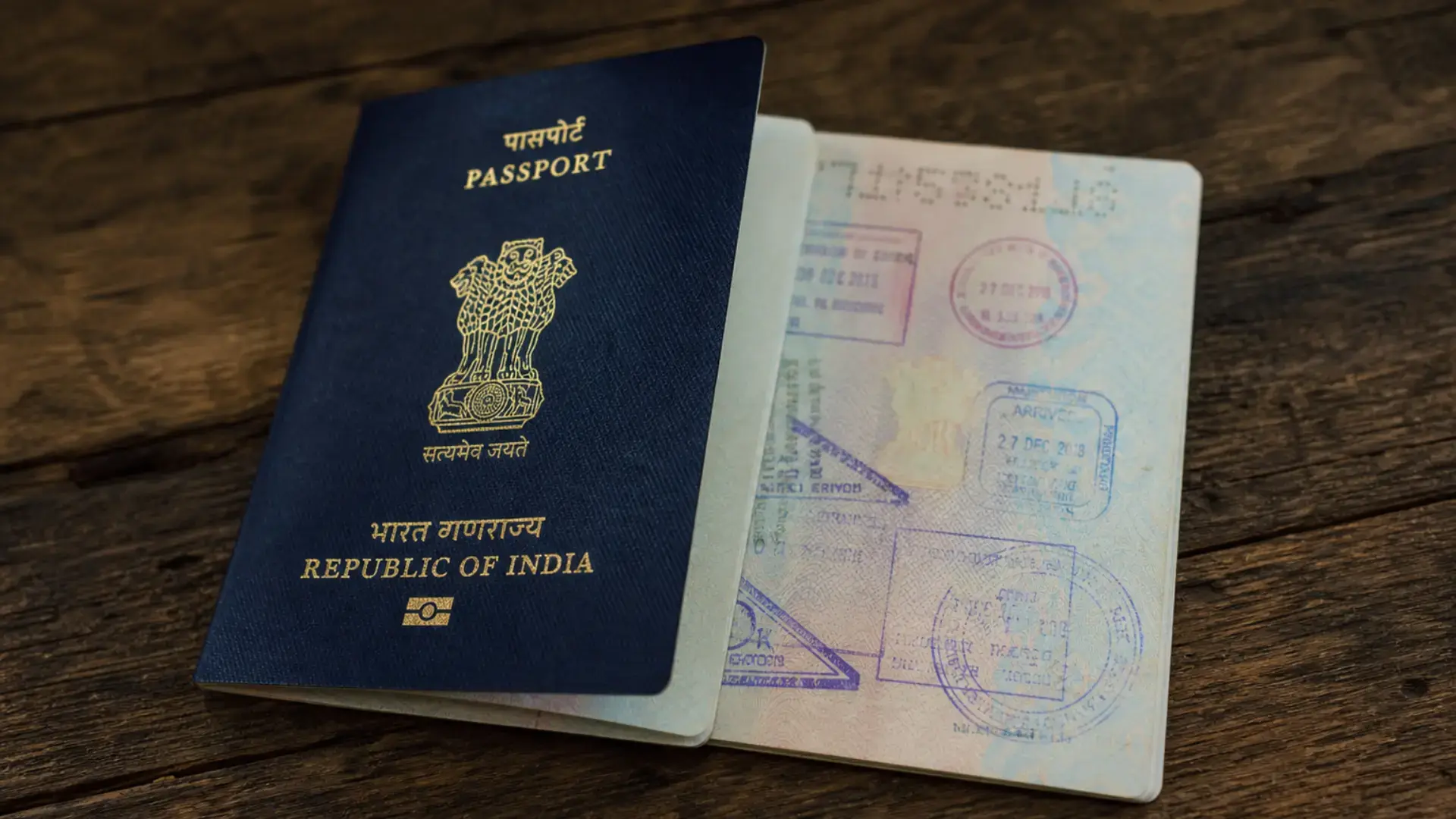indian passport with travel stamp step by step guide